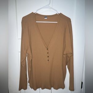 Old Navy Plus Size Women’s Long Sleeve Henley Shirt